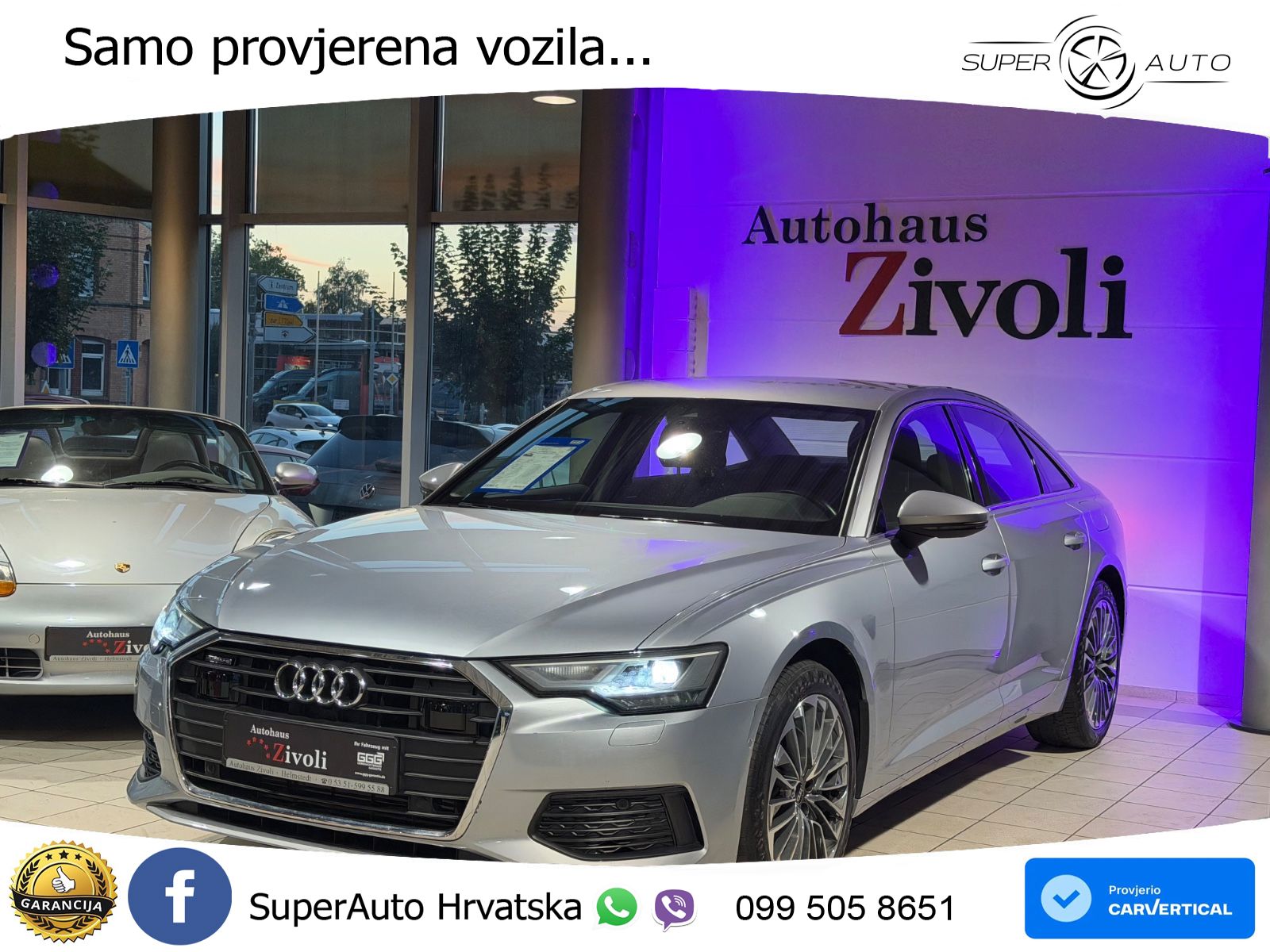 Audi A6 50 TFSIe (299 KS) quattro ultra S tronic LED+GR SJED+ACC