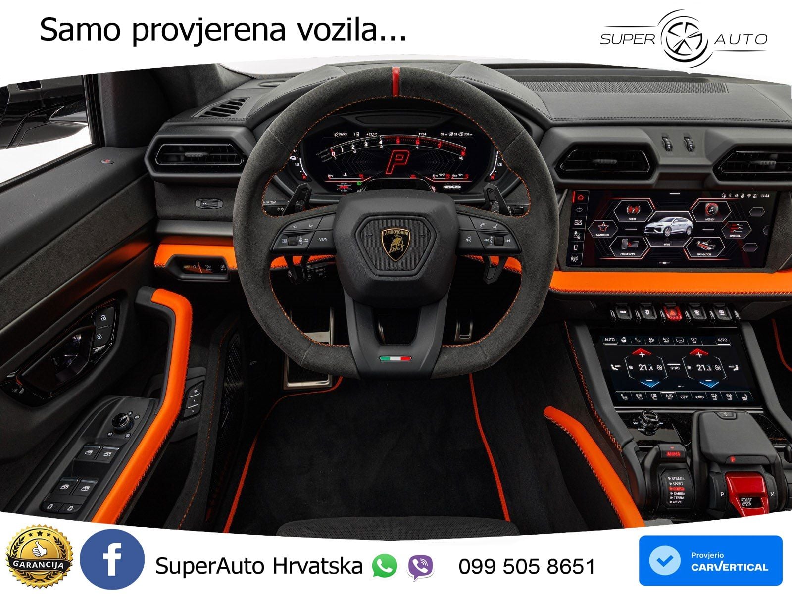 Lamborghini Urus SE 4.0 V8 (800 KS) 4WD Automatic LED+GR SJED+ACC