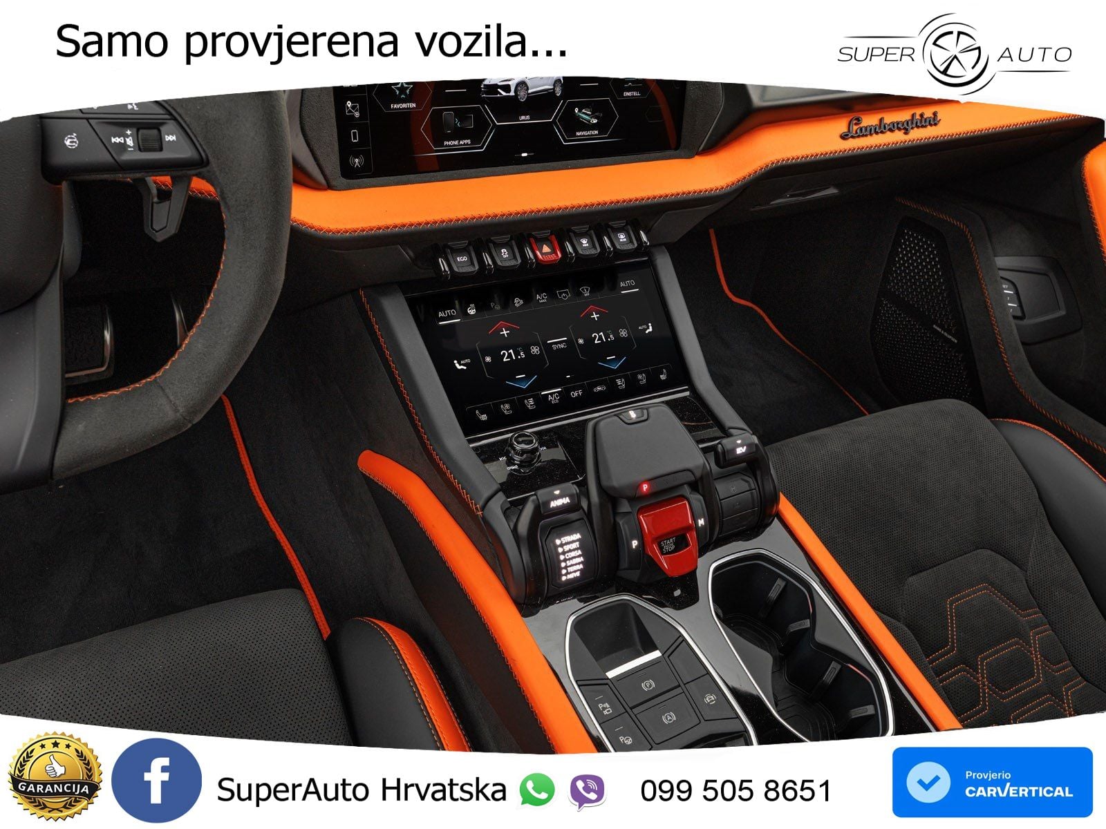 Lamborghini Urus SE 4.0 V8 (800 KS) 4WD Automatic LED+GR SJED+ACC