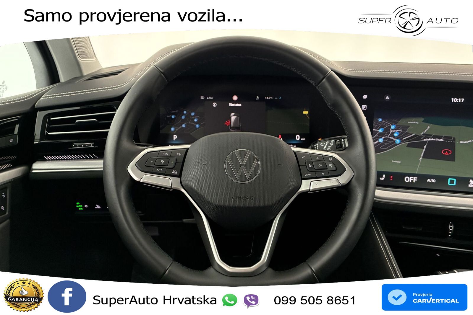 Volkswagen Touareg 3.0 V6 TDI (231 KS) 4MOTION Tiptronic Elegance ZRAČNI+ACC+GR SJED+KAM