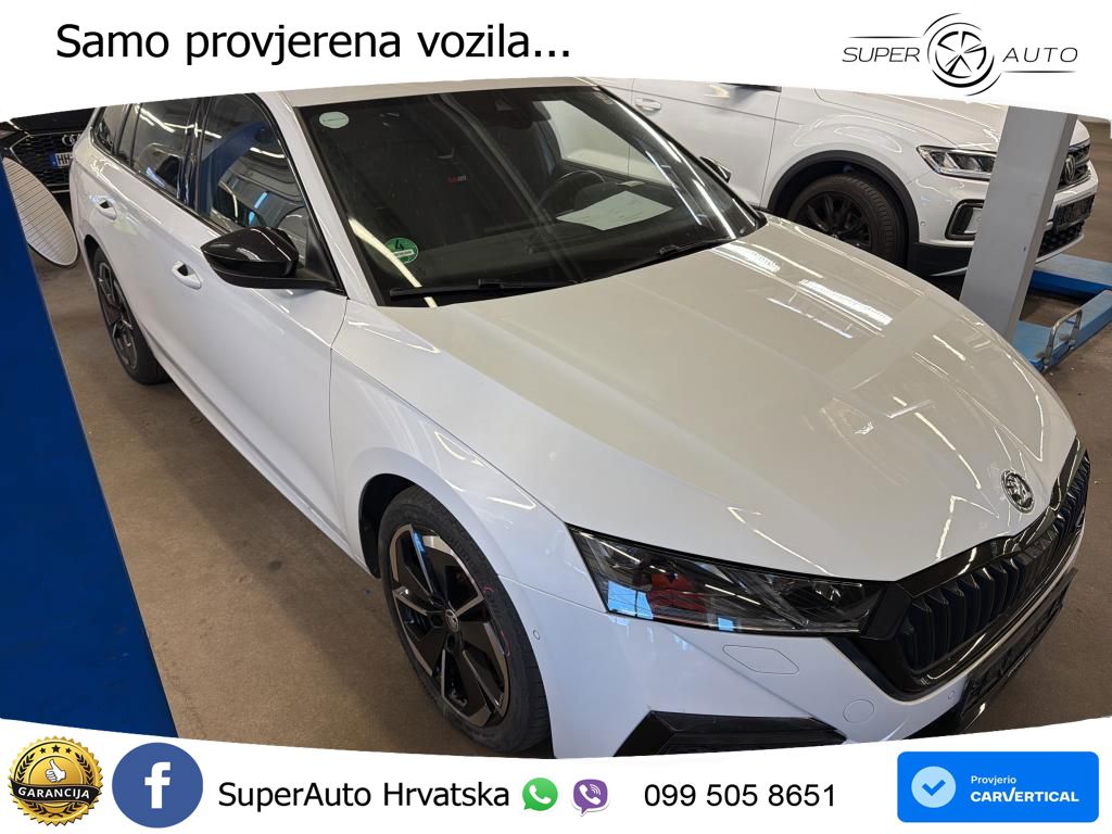 Škoda Octavia Combi RS 2.0 TSI (245 KS) LED+GR SJED+ACC