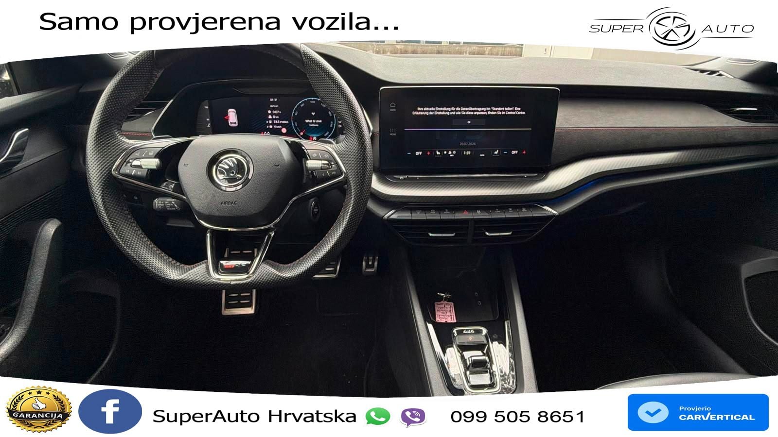 Škoda Octavia Combi RS 2.0 TDI (200 KS) 4x4 DSG MATRIX+GR SJED+KAM