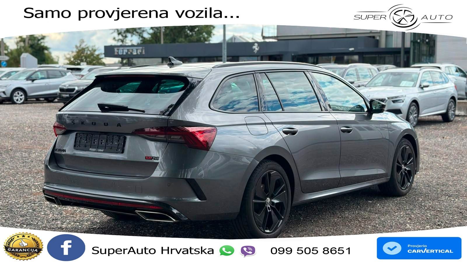 Škoda Octavia Combi RS 2.0 TDI (200 KS) 4x4 DSG MATRIX+GR SJED+KAM