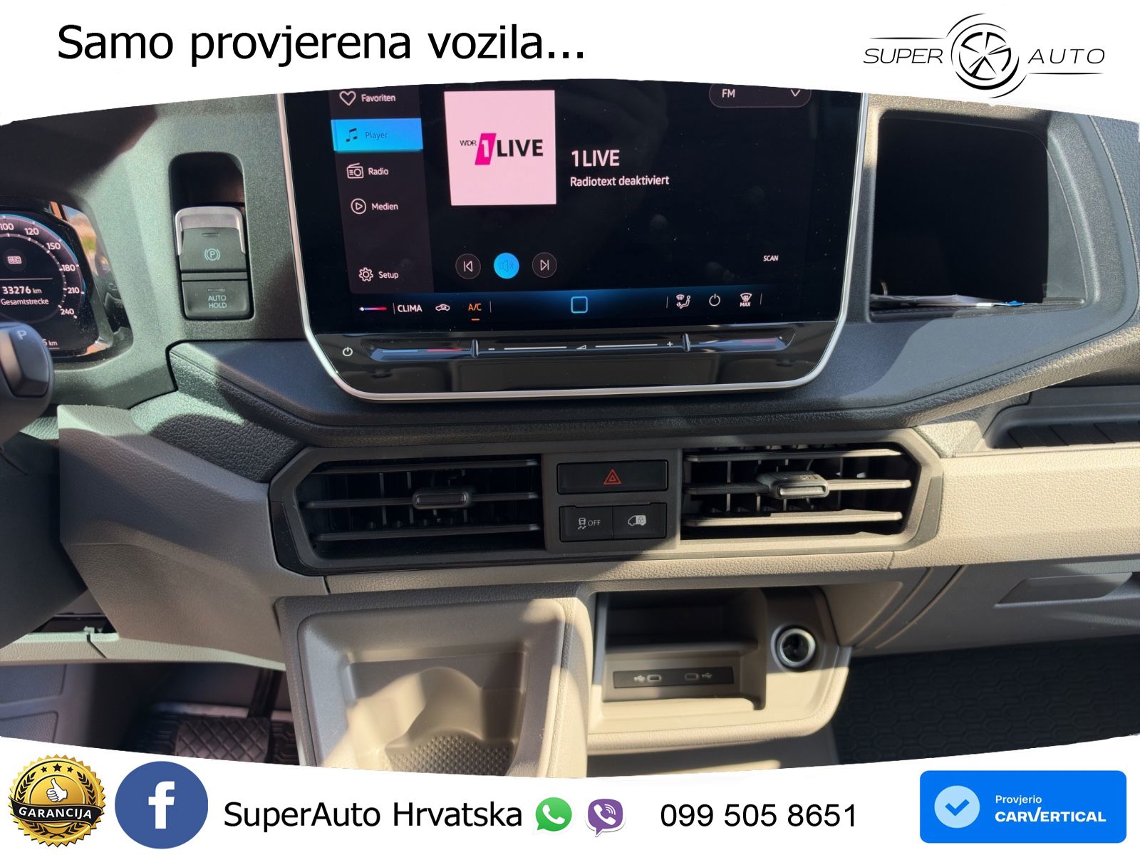 Volkswagen Crafter L4H3 7 Sitzer Automatik AHK 270° Türen 177 KS