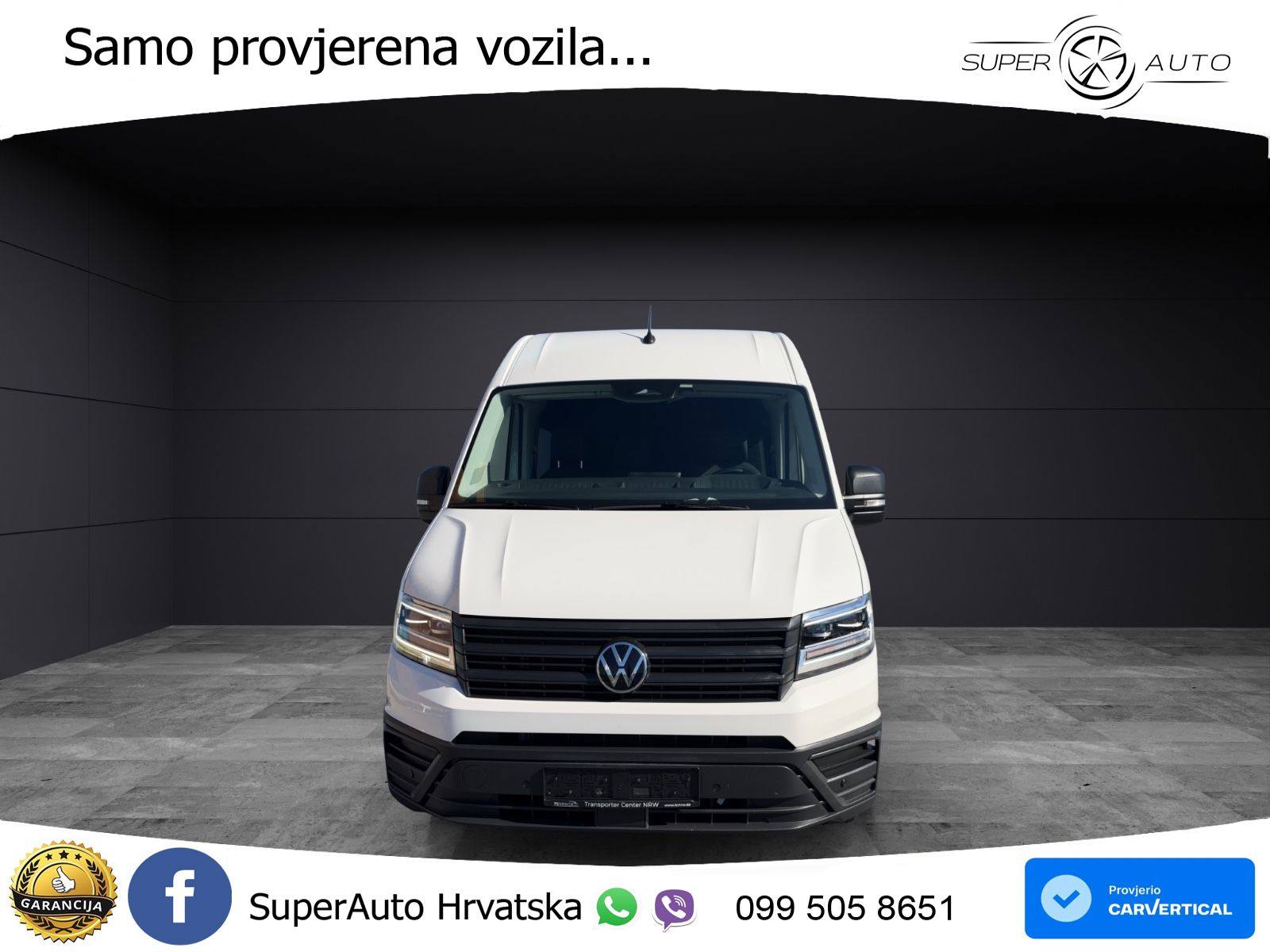 Volkswagen Crafter L4H3 7 Sitzer Automatik AHK 270° Türen 177 KS