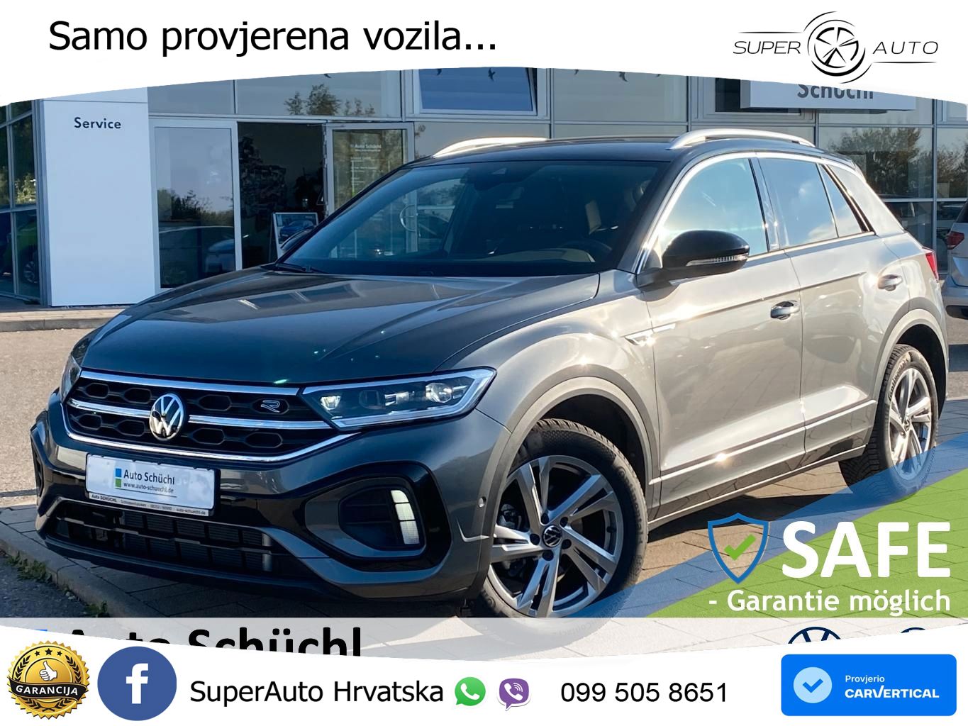Volkswagen T-Roc 1.5 TSI (150 KS) DSG R-Line LED+GR SJED+ACC