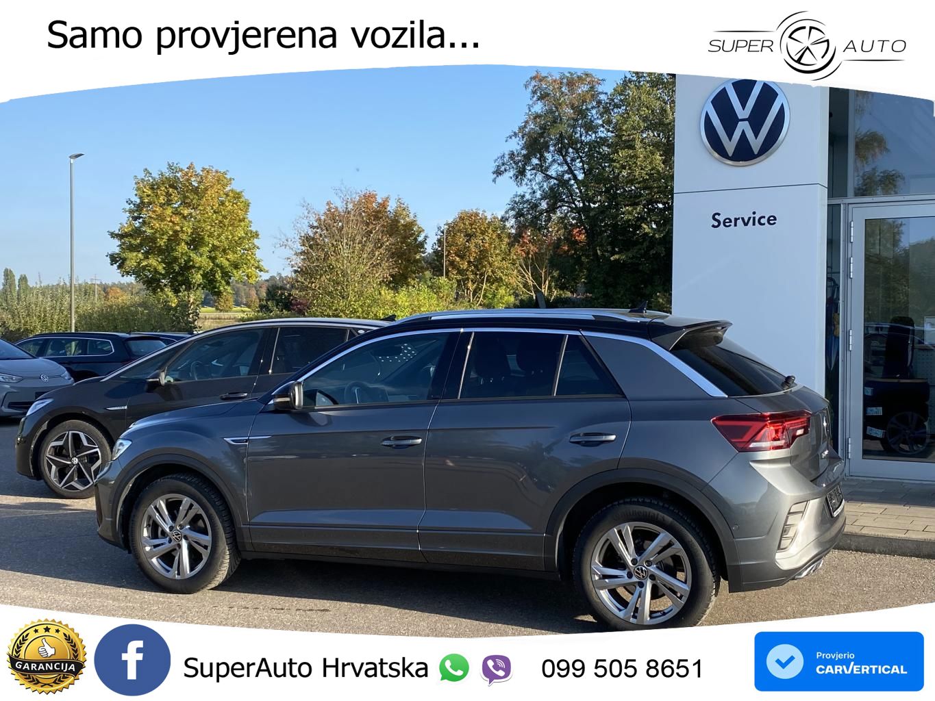 Volkswagen T-Roc 1.5 TSI (150 KS) DSG R-Line LED+GR SJED+ACC