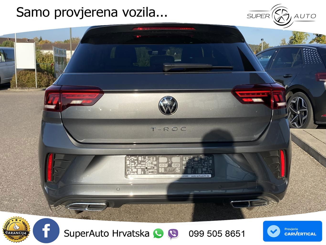 Volkswagen T-Roc 1.5 TSI (150 KS) DSG R-Line LED+GR SJED+ACC