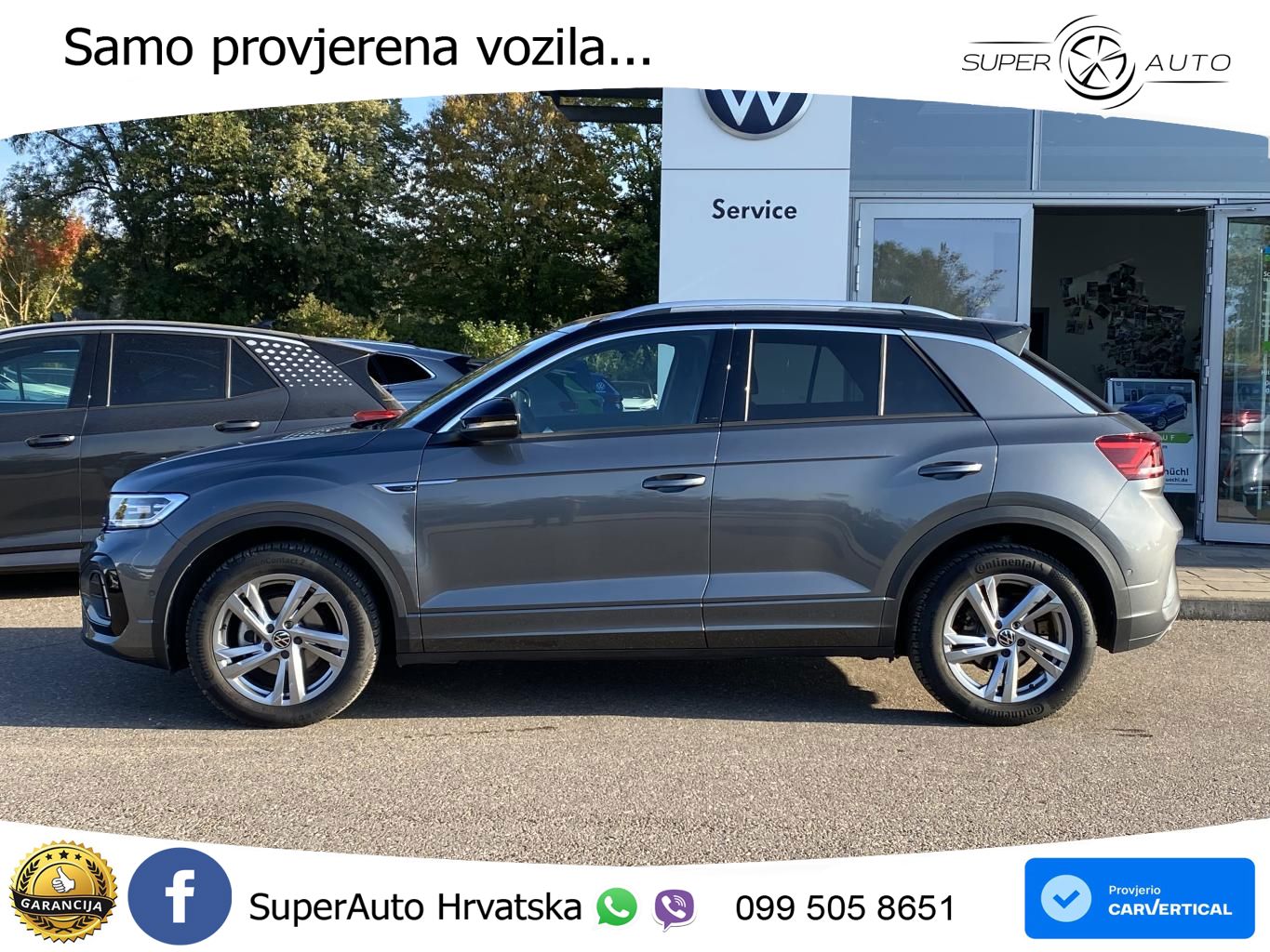 Volkswagen T-Roc 1.5 TSI (150 KS) DSG R-Line LED+GR SJED+ACC