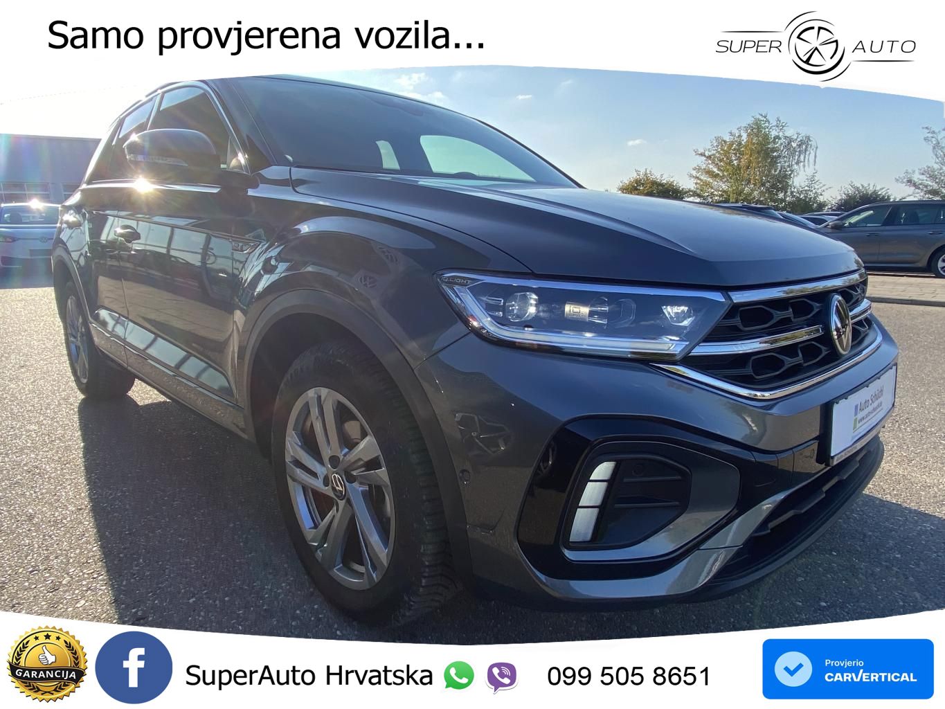 Volkswagen T-Roc 1.5 TSI (150 KS) DSG R-Line LED+GR SJED+ACC