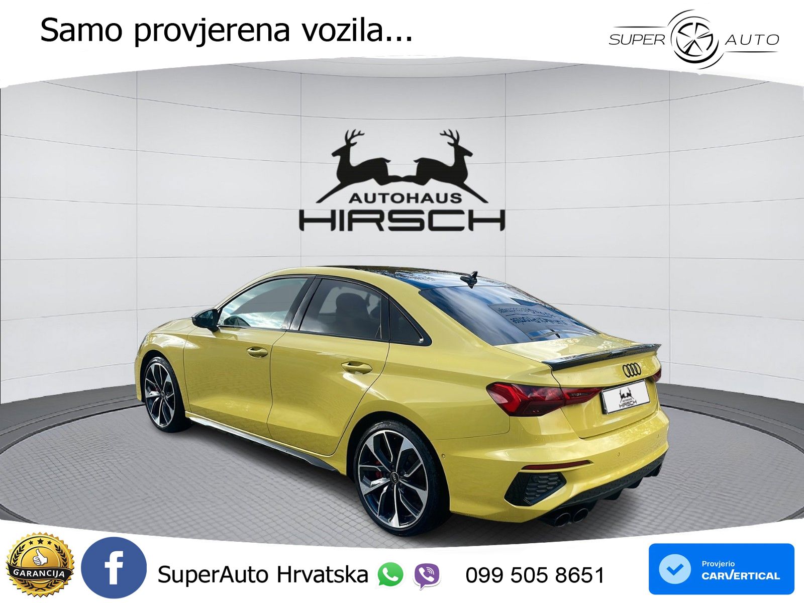 Audi S3 Limuzina 2.0 TFSI (310 KS) quattro S tronic MATRIX+GR SJED+KAM