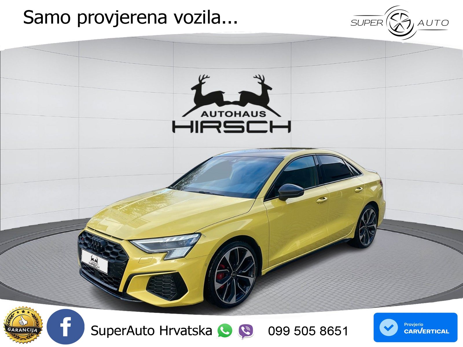 Audi S3 Limuzina 2.0 TFSI (310 KS) quattro S tronic MATRIX+GR SJED+KAM