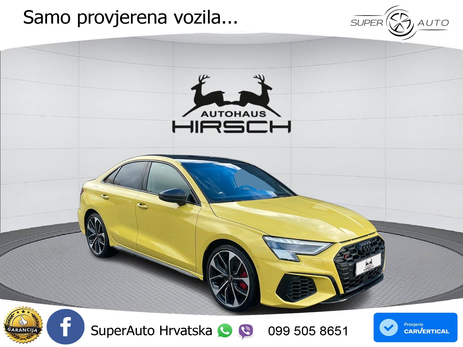 Audi S3 Limuzina 2.0 TFSI (310 KS) quattro S tronic MATRIX+GR SJED+KAM