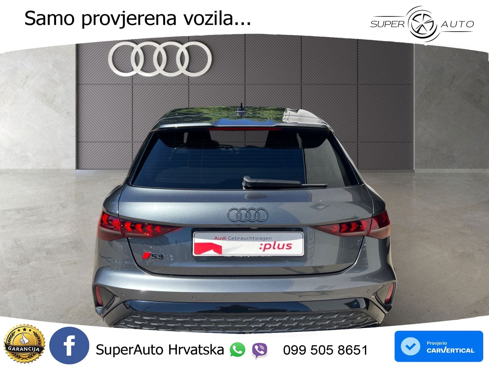 Audi S3 2.0 TFSI (333 KS) quattro S tronic MATRIX+GR SJED+KAM