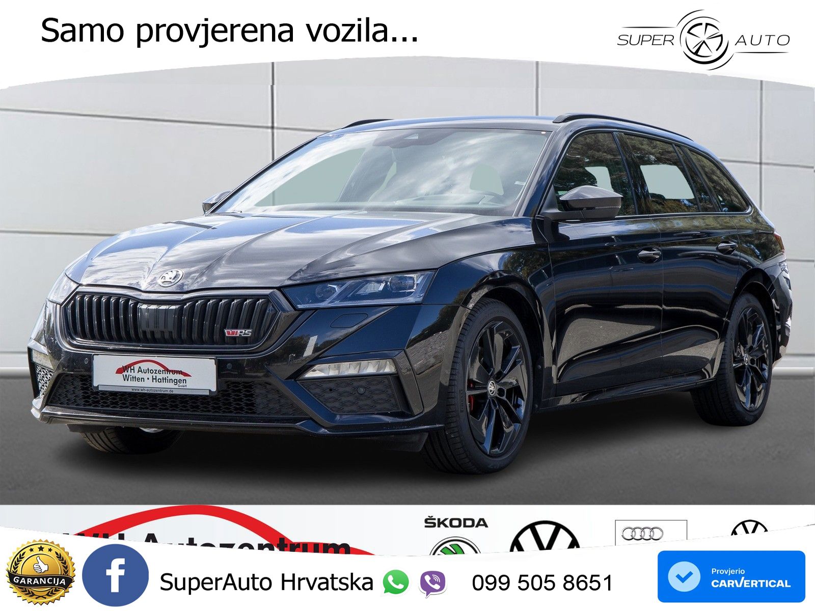 Škoda Octavia Combi RS 2.0 TDI (200 KS) DSG MATRIX+GR SJED+KAM