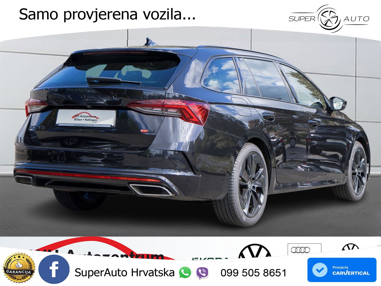 Škoda Octavia Combi RS 2.0 TDI (200 KS) DSG MATRIX+GR SJED+KAM