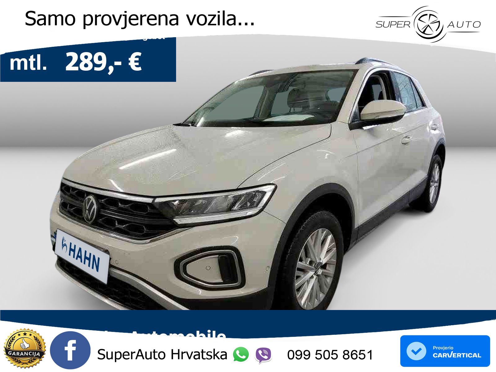 Volkswagen T-Roc 1.5 TSI (150 KS) LED+GR SJED+ACC