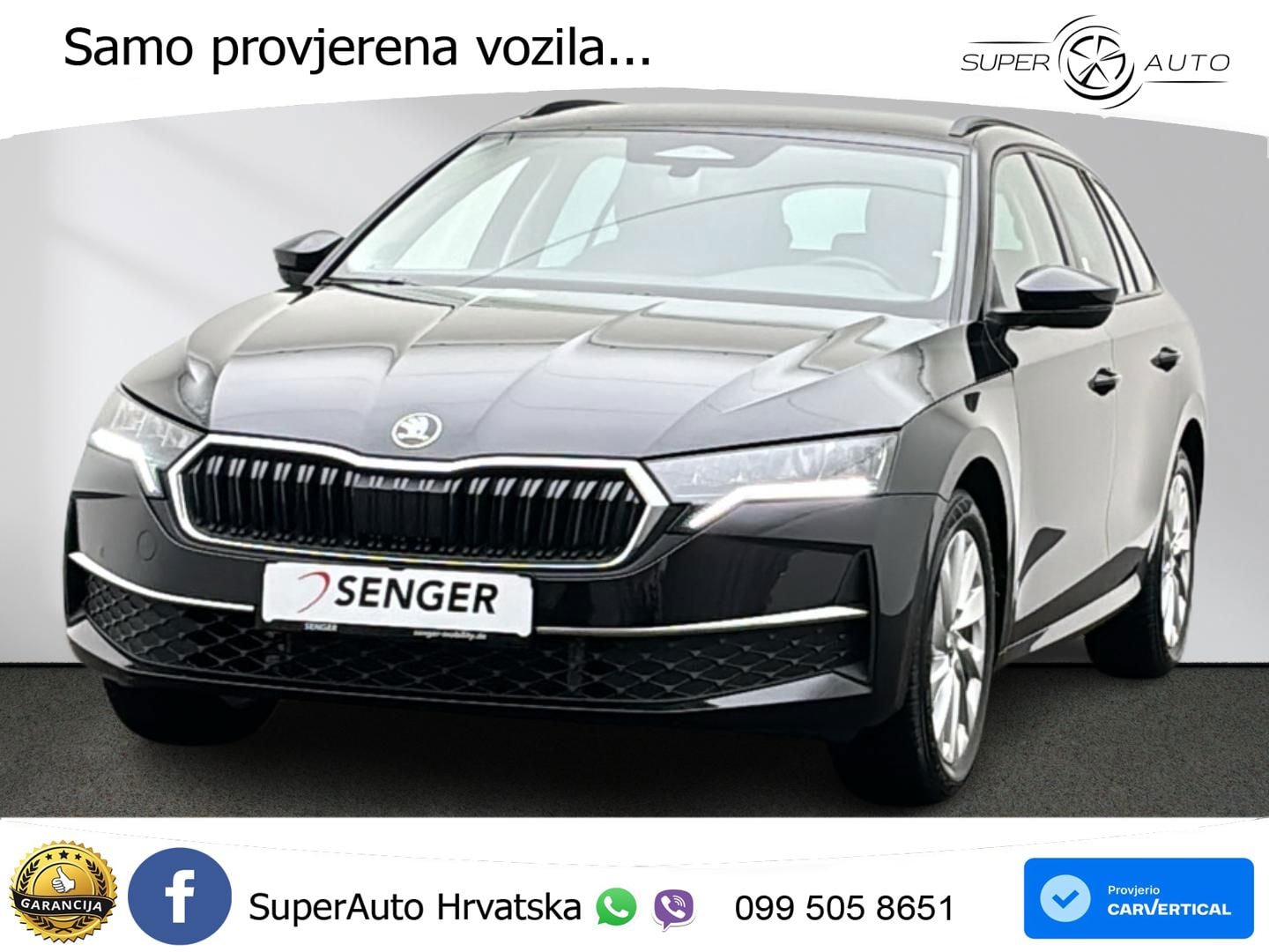 Škoda Octavia Combi 2.0 TDI (150 KS) DSG Selection LED+GR SJED+ACC