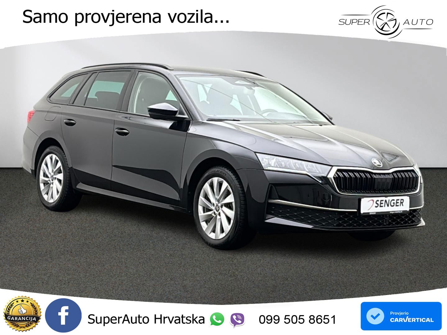 Škoda Octavia Combi 2.0 TDI (150 KS) DSG Selection LED+GR SJED+ACC