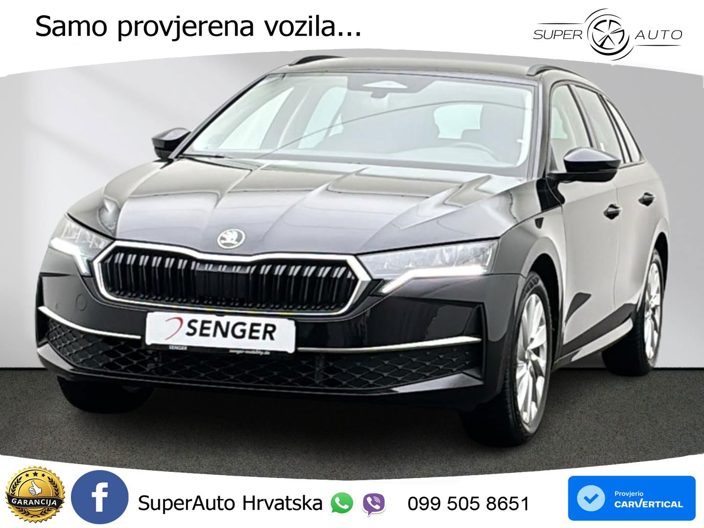 Škoda Octavia Combi 2.0 TDI (150 KS) DSG Selection LED+GR SJED+ACC