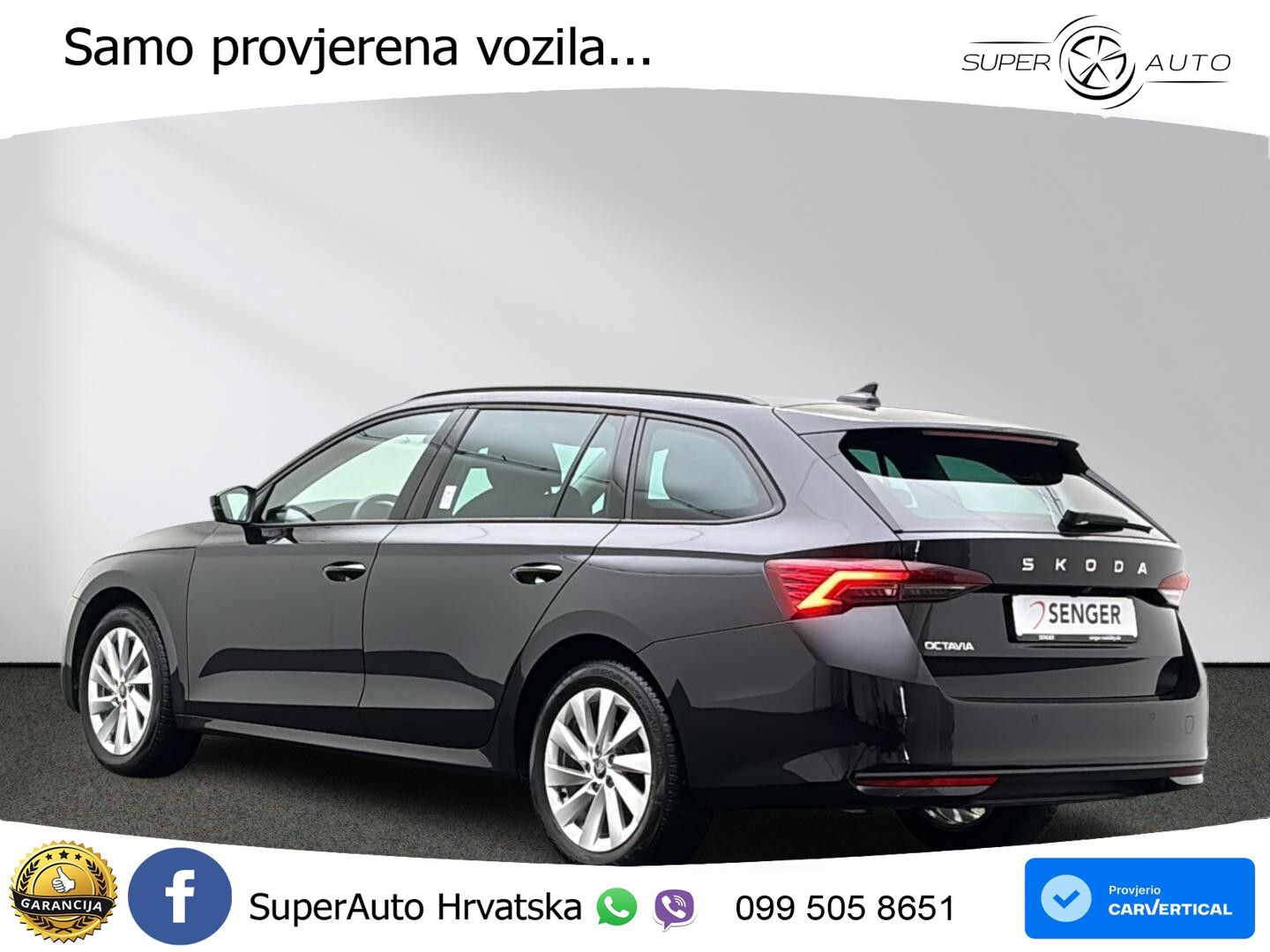 Škoda Octavia Combi 2.0 TDI (150 KS) DSG Selection LED+GR SJED+ACC