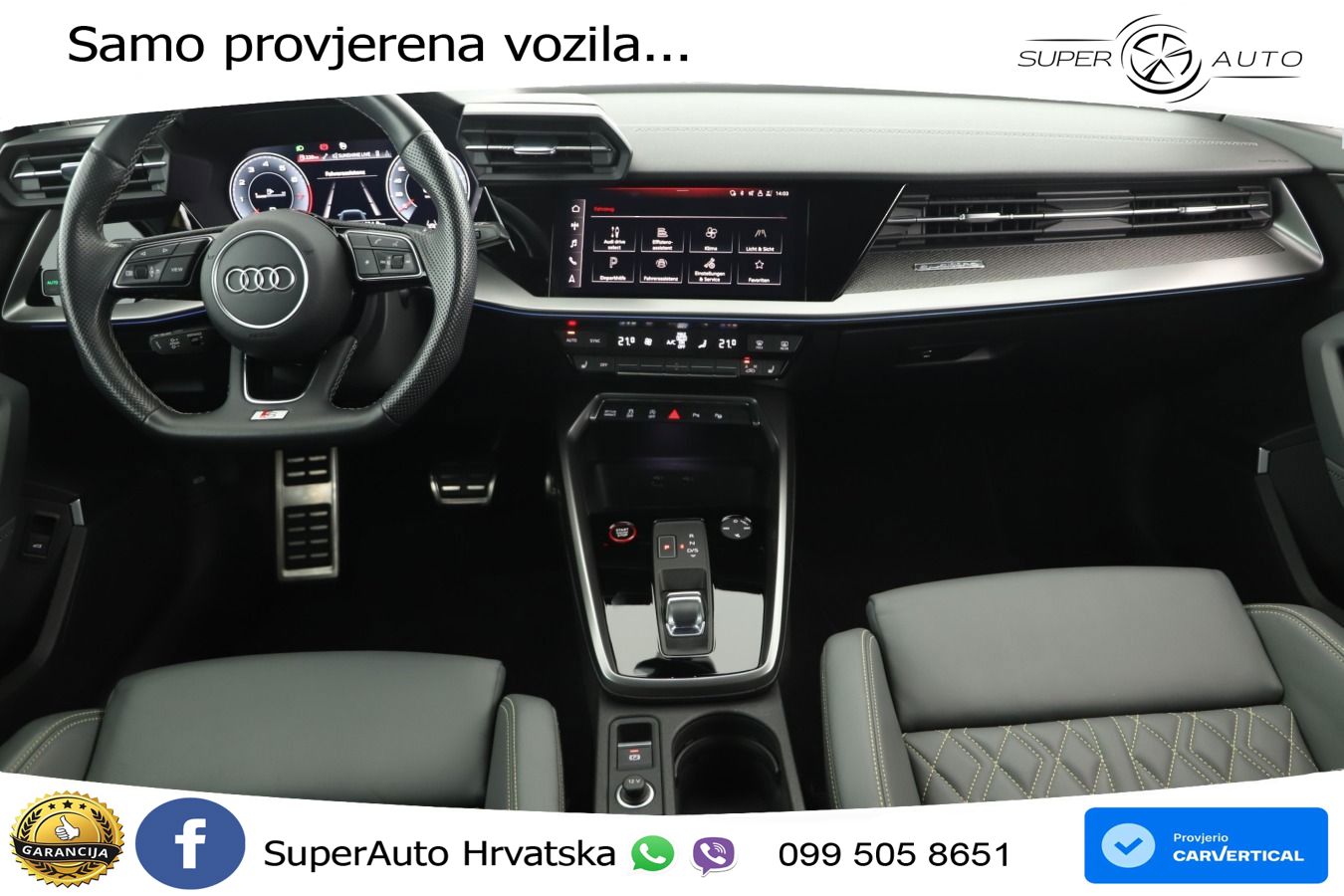 Audi S3 2.0 TFSI (310 KS) quattro S tronic MATRIX+GR SJED+KAM