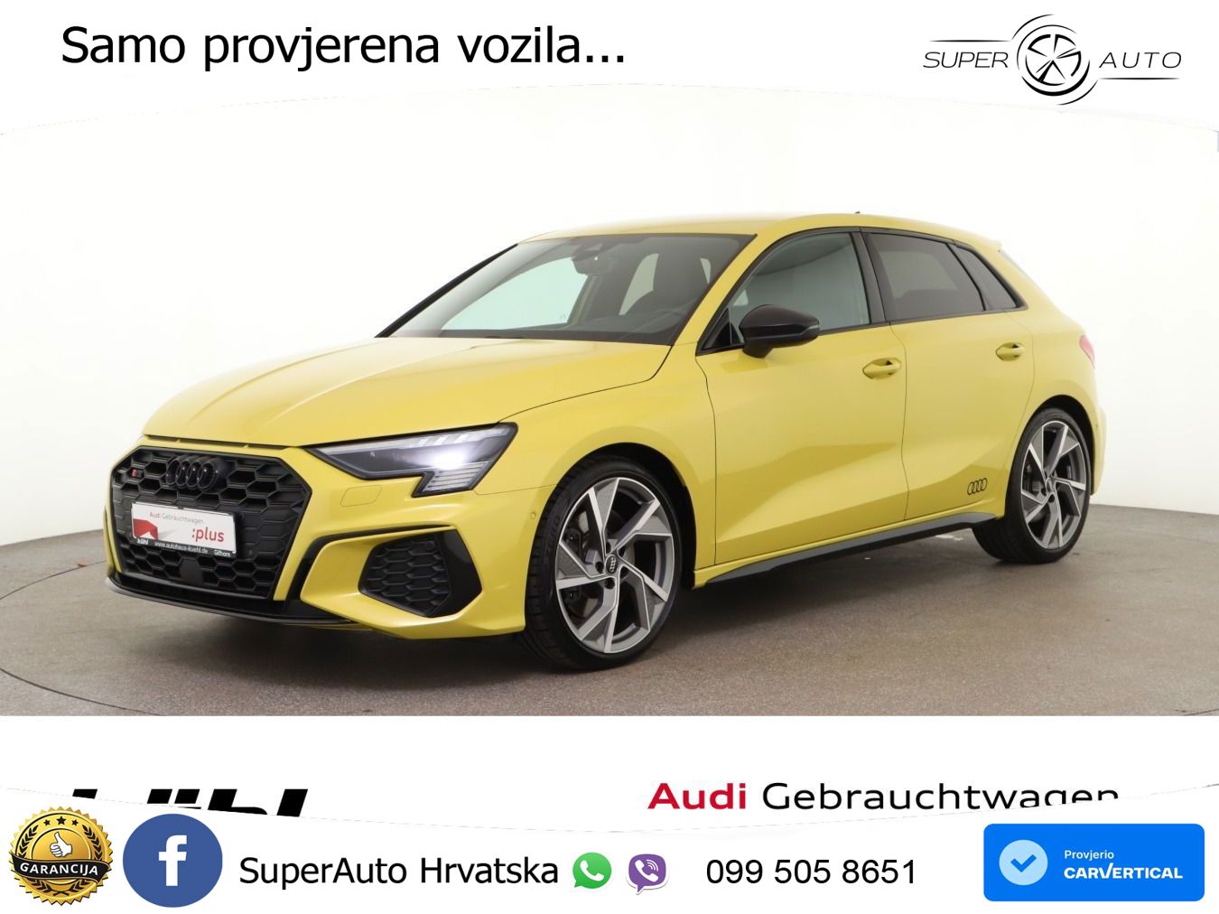 Audi S3 2.0 TFSI (310 KS) quattro S tronic MATRIX+GR SJED+KAM