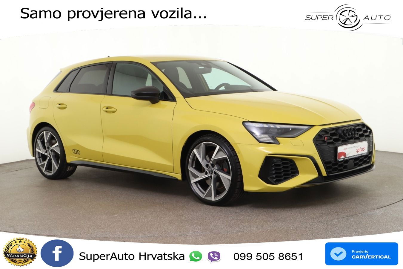 Audi S3 2.0 TFSI (310 KS) quattro S tronic MATRIX+GR SJED+KAM