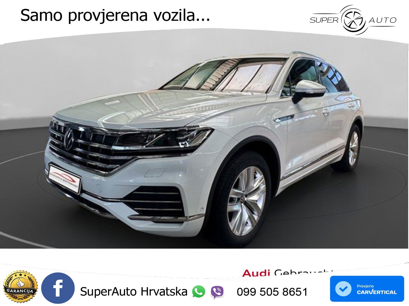 Volkswagen Touareg 3.0 V6 TDI (231 KS) 4MOTION Tiptronic ZRAČNI+ACC+4xGR SJED+KAM