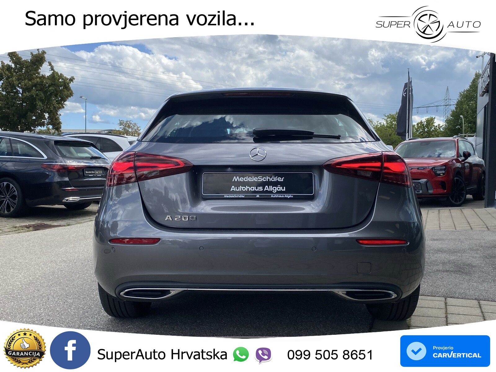 Mercedes-Benz A 200 7G-DCT LED+GR SJED+ACC