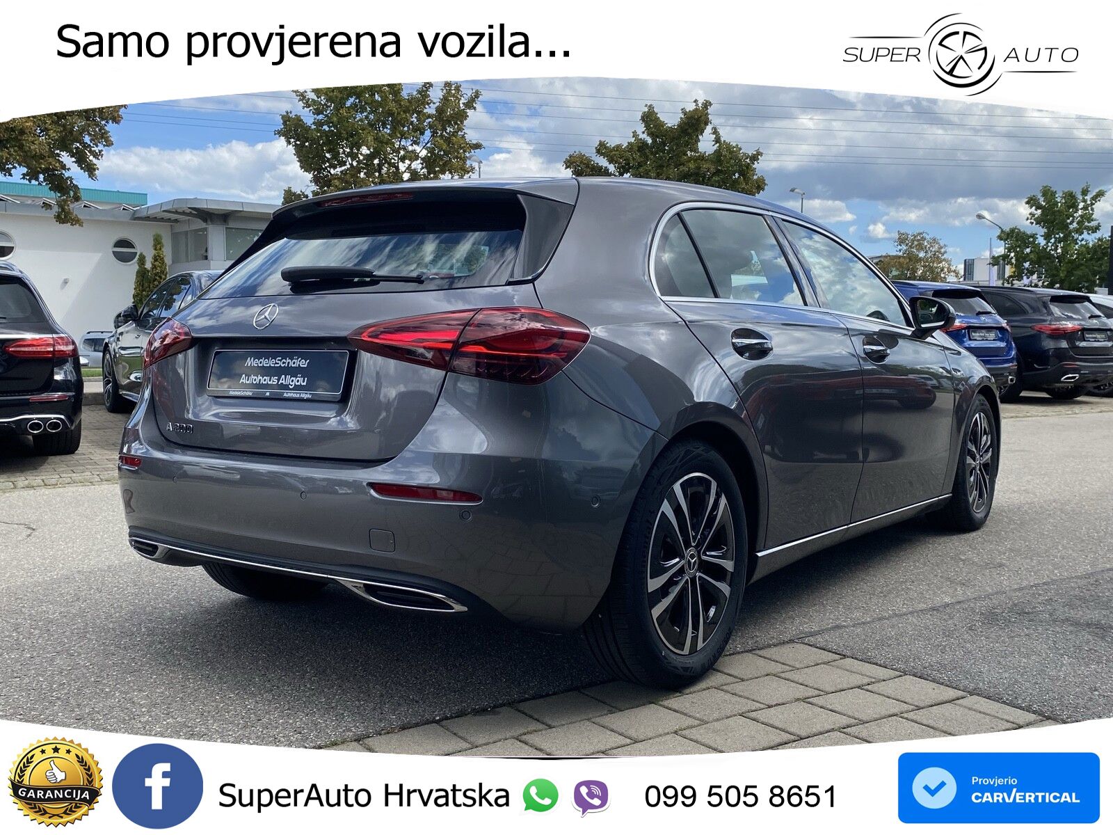 Mercedes-Benz A 200 7G-DCT LED+GR SJED+ACC