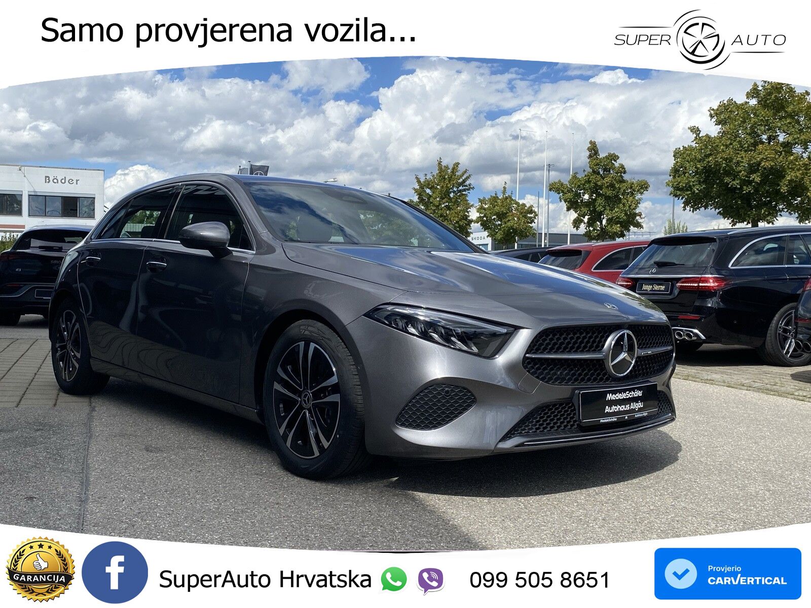 Mercedes-Benz A 200 7G-DCT LED+GR SJED+ACC
