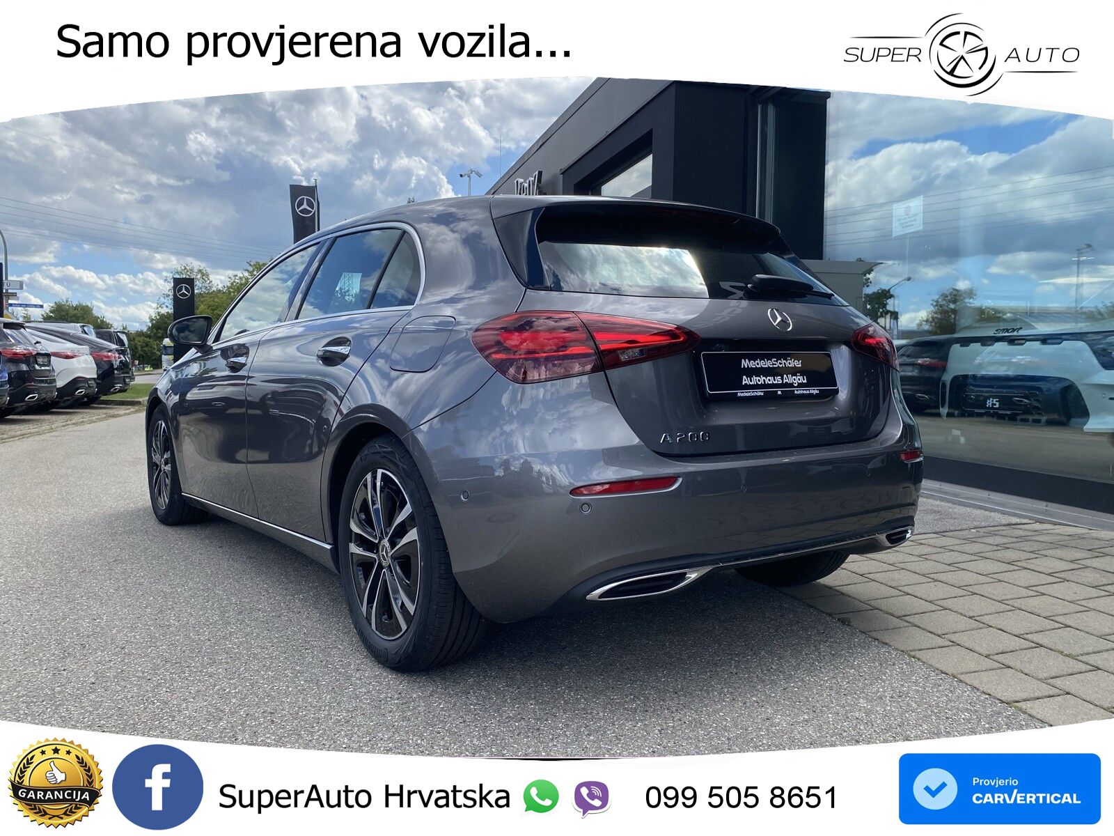 Mercedes-Benz A 200 7G-DCT LED+GR SJED+ACC