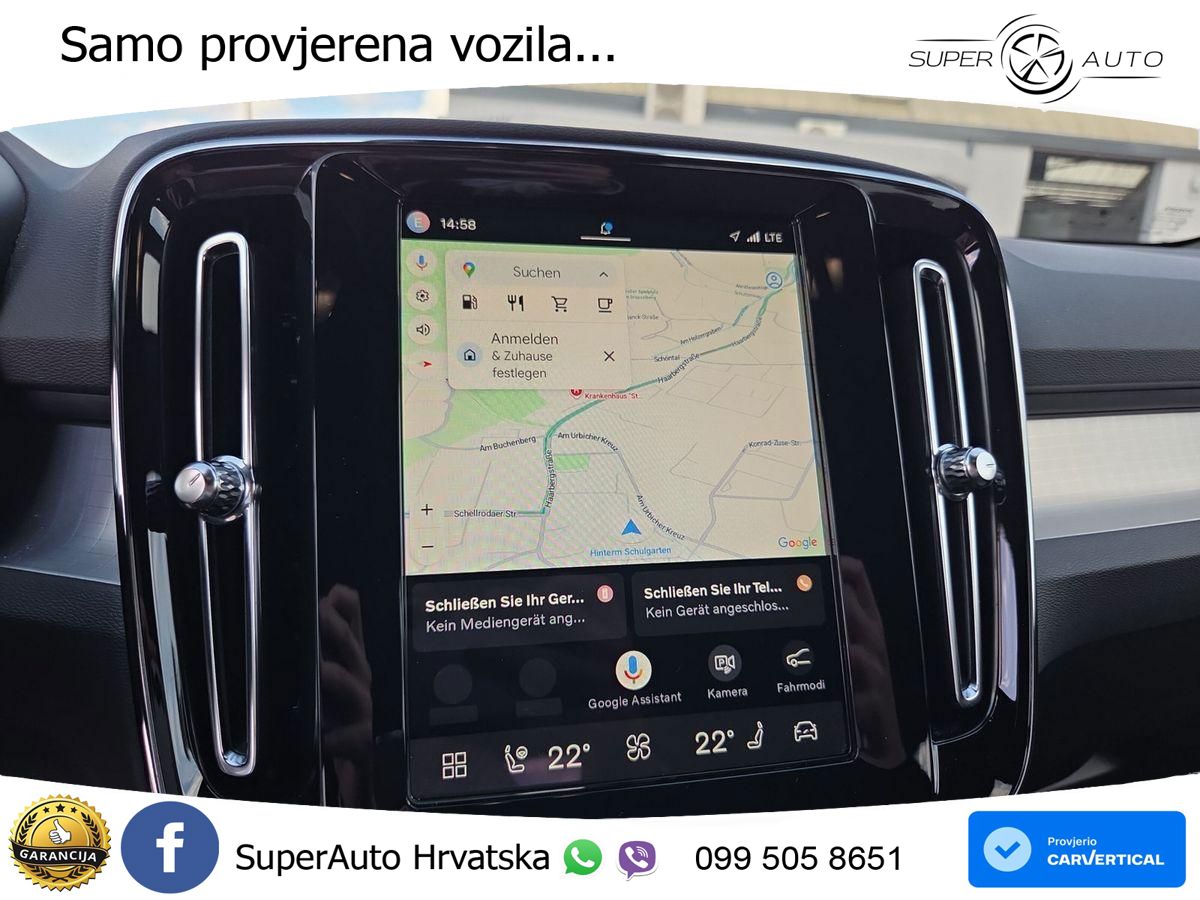 Volvo XC40 2.0 B3 163 KS Automatic LED+GR SJED+ACC
