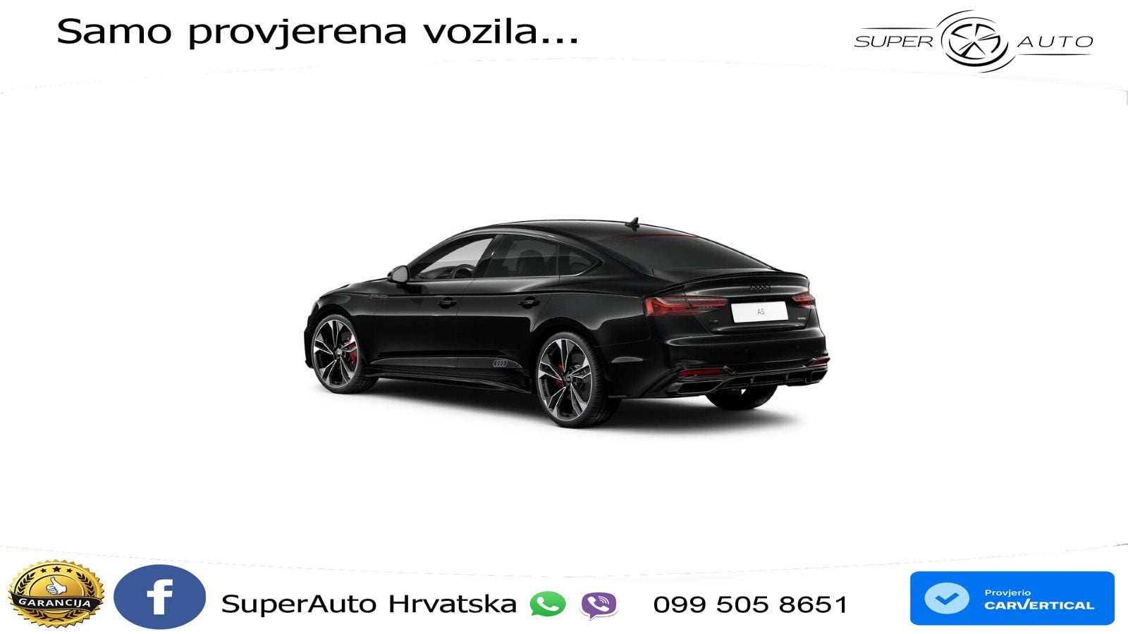 Audi A5 Sportback 45 TFSI (265 KS) quattro S tronic S line MATRIX+GR SJED+KAM