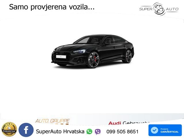 Audi A5 Sportback 45 TFSI (265 KS) quattro S tronic S line MATRIX+GR SJED+KAM