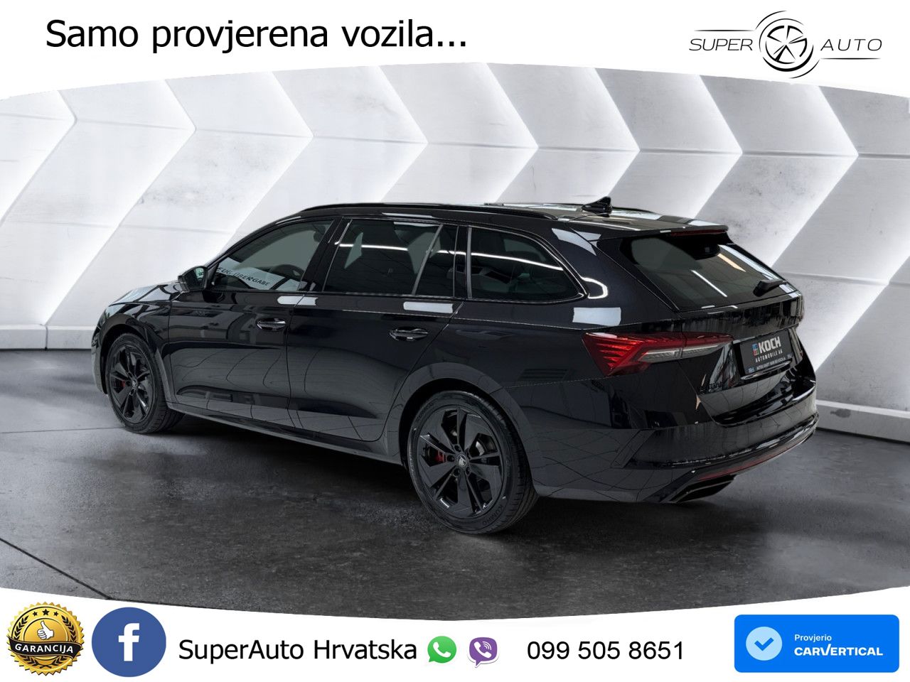 Škoda Octavia Combi RS 2.0 TSI (265 KS) DSG LED+GR SJED+ACC
