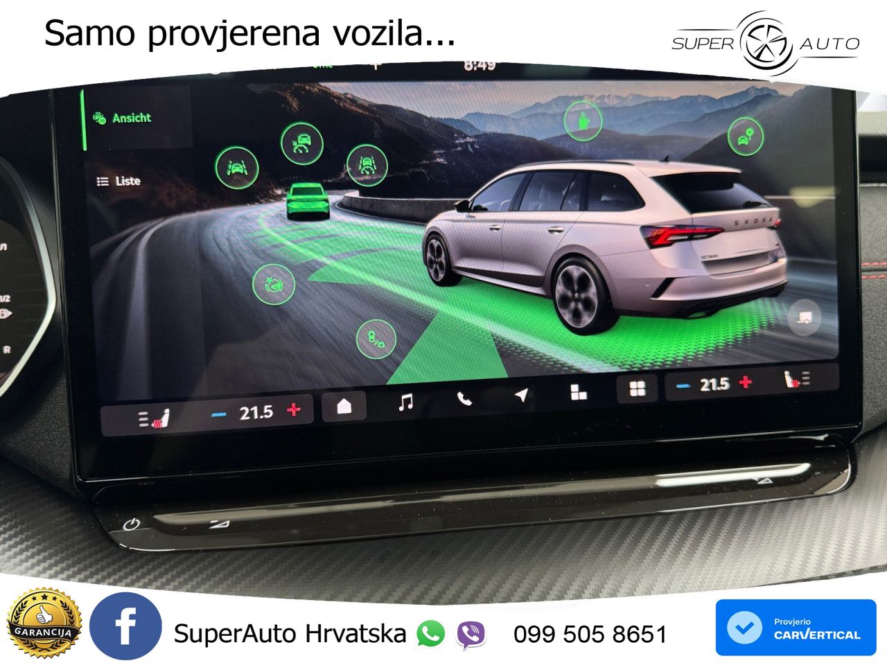 Škoda Octavia Combi RS 2.0 TSI (265 KS) DSG LED+GR SJED+ACC