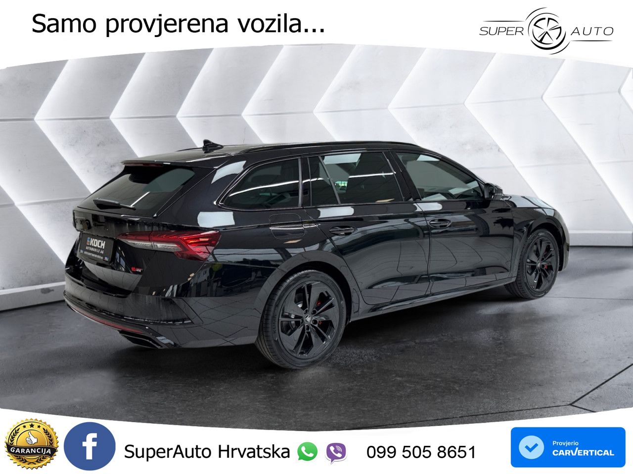 Škoda Octavia Combi RS 2.0 TSI (265 KS) DSG LED+GR SJED+ACC