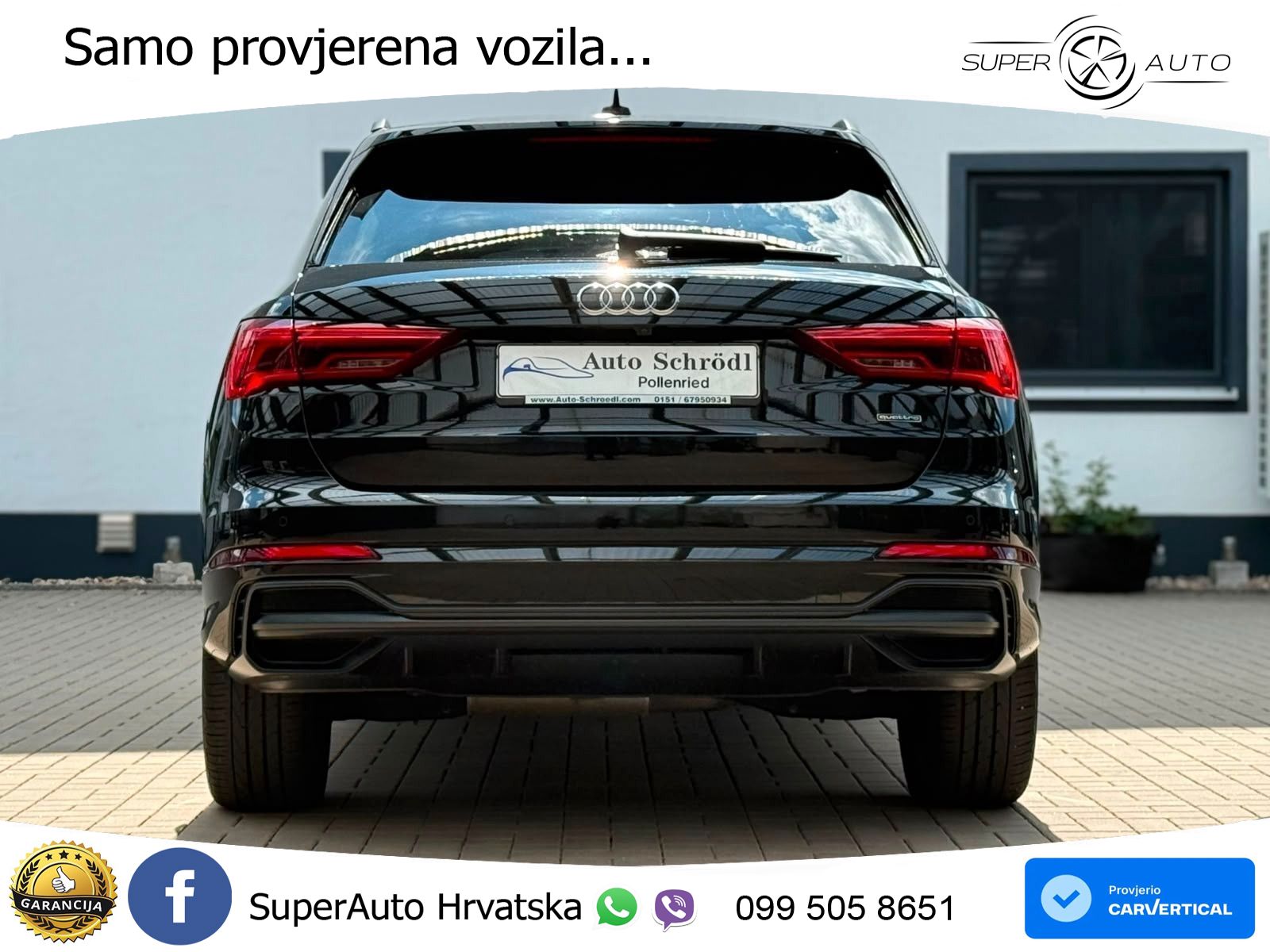 Audi Q3 40 TDI (190 KS) quattro S tronic S line ACC+GR SJED+360+PANO