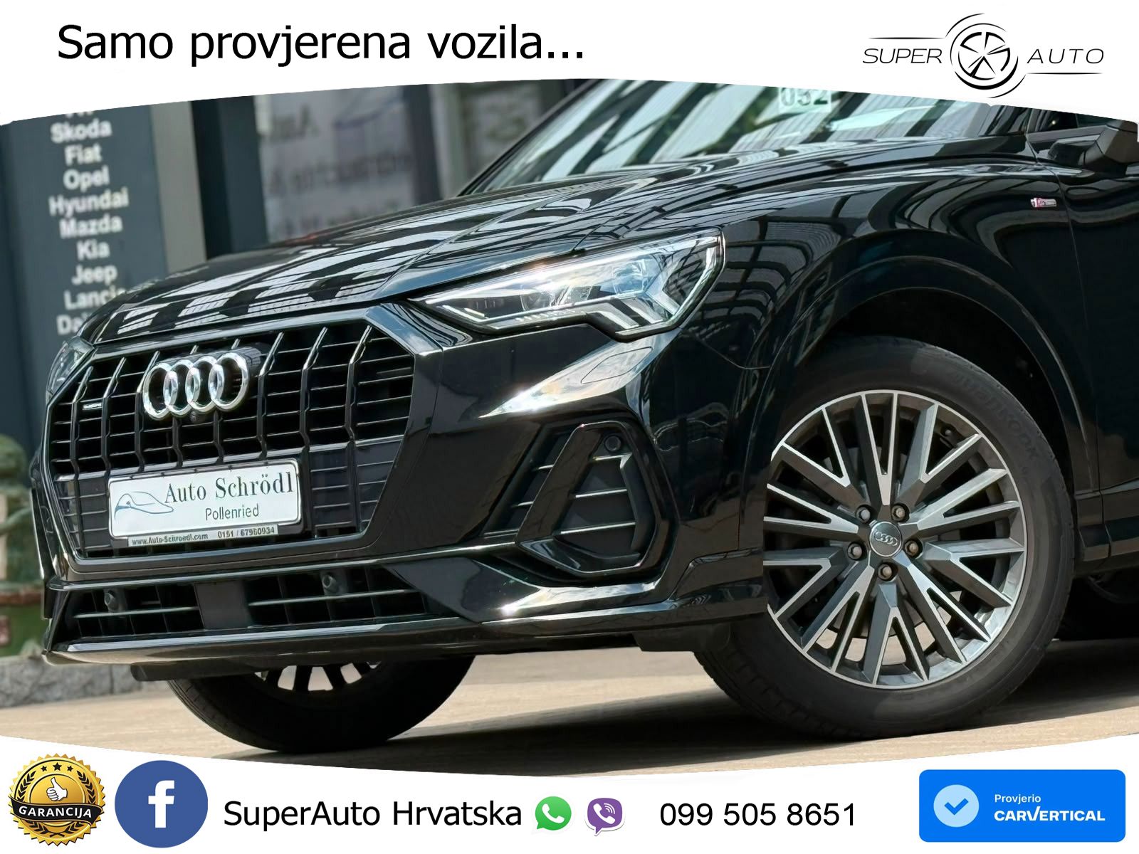 Audi Q3 40 TDI (190 KS) quattro S tronic S line ACC+GR SJED+360+PANO