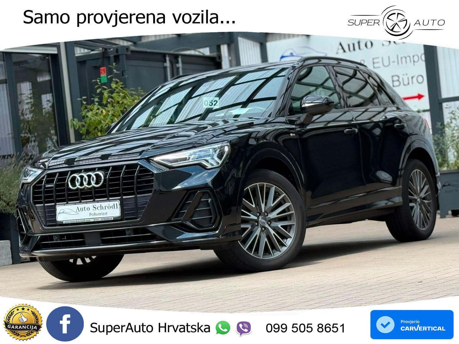 Audi Q3 40 TDI (190 KS) quattro S tronic S line ACC+GR SJED+360+PANO