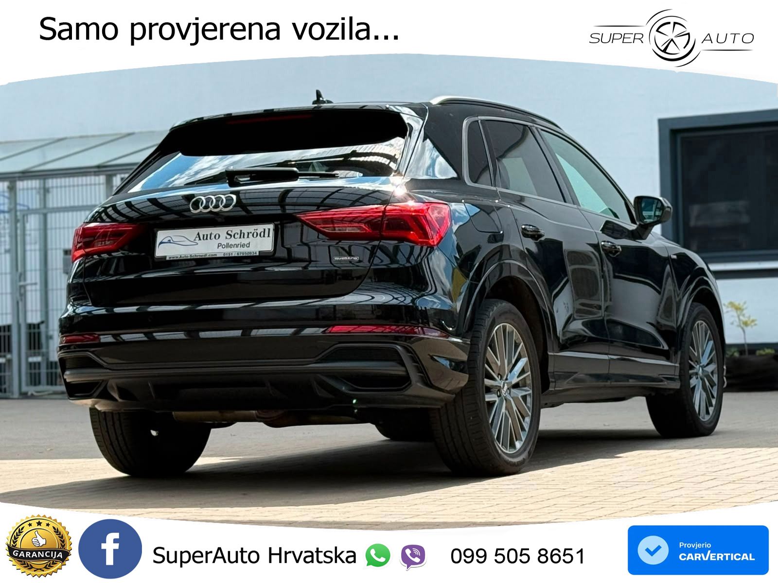 Audi Q3 40 TDI (190 KS) quattro S tronic S line ACC+GR SJED+360+PANO