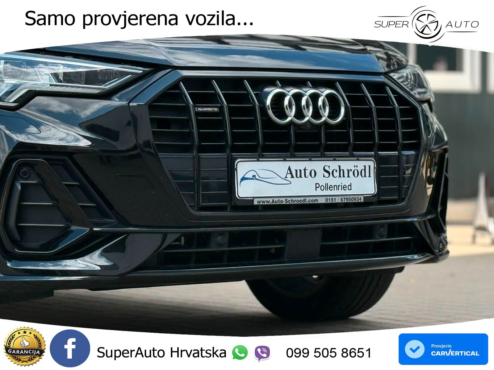 Audi Q3 40 TDI (190 KS) quattro S tronic S line ACC+GR SJED+360+PANO