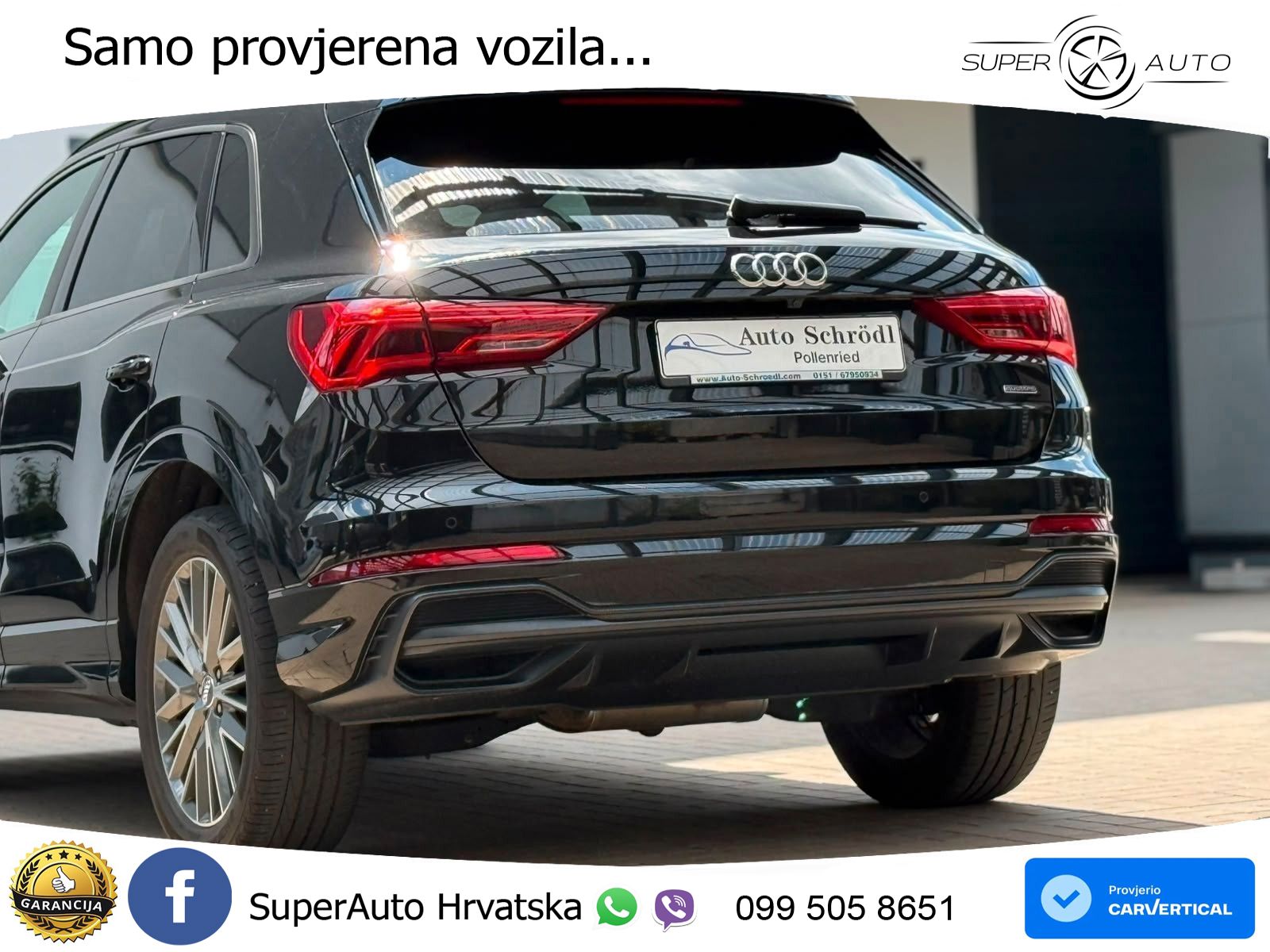 Audi Q3 40 TDI (190 KS) quattro S tronic S line ACC+GR SJED+360+PANO