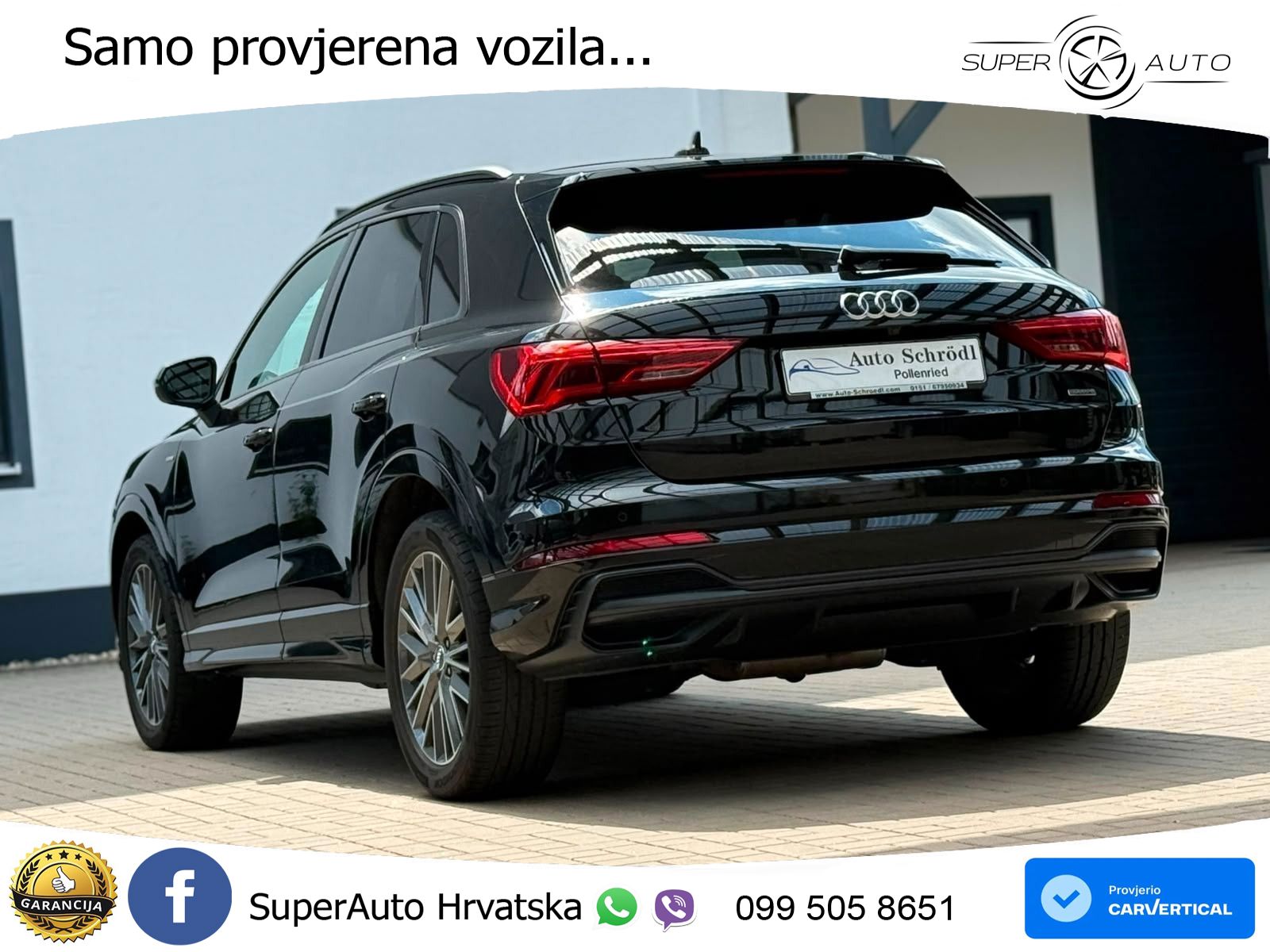 Audi Q3 40 TDI (190 KS) quattro S tronic S line ACC+GR SJED+360+PANO