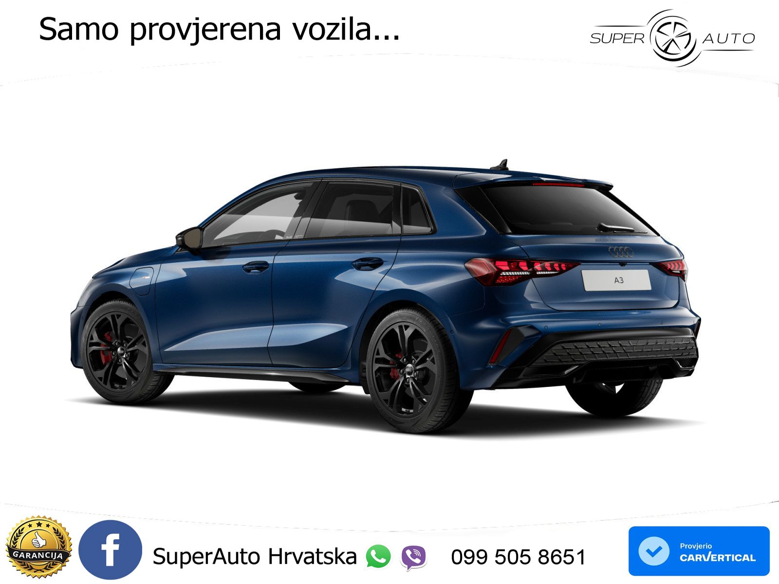 Audi A3 45 TFSIe (272 KS) S tronic LED+GR SJED+ACC