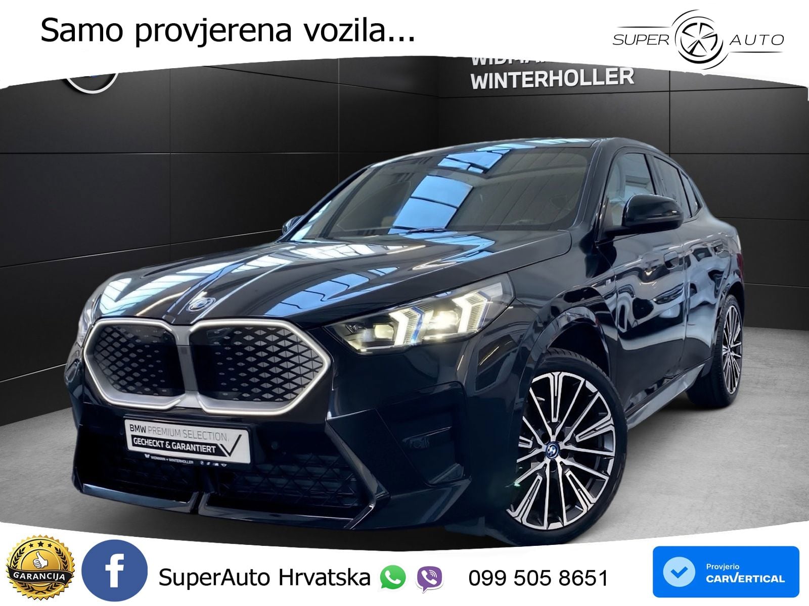 BMW iX2 66.5 kWh (313 KS) xDrive30 M Sport LED+GR SJED+ACC
