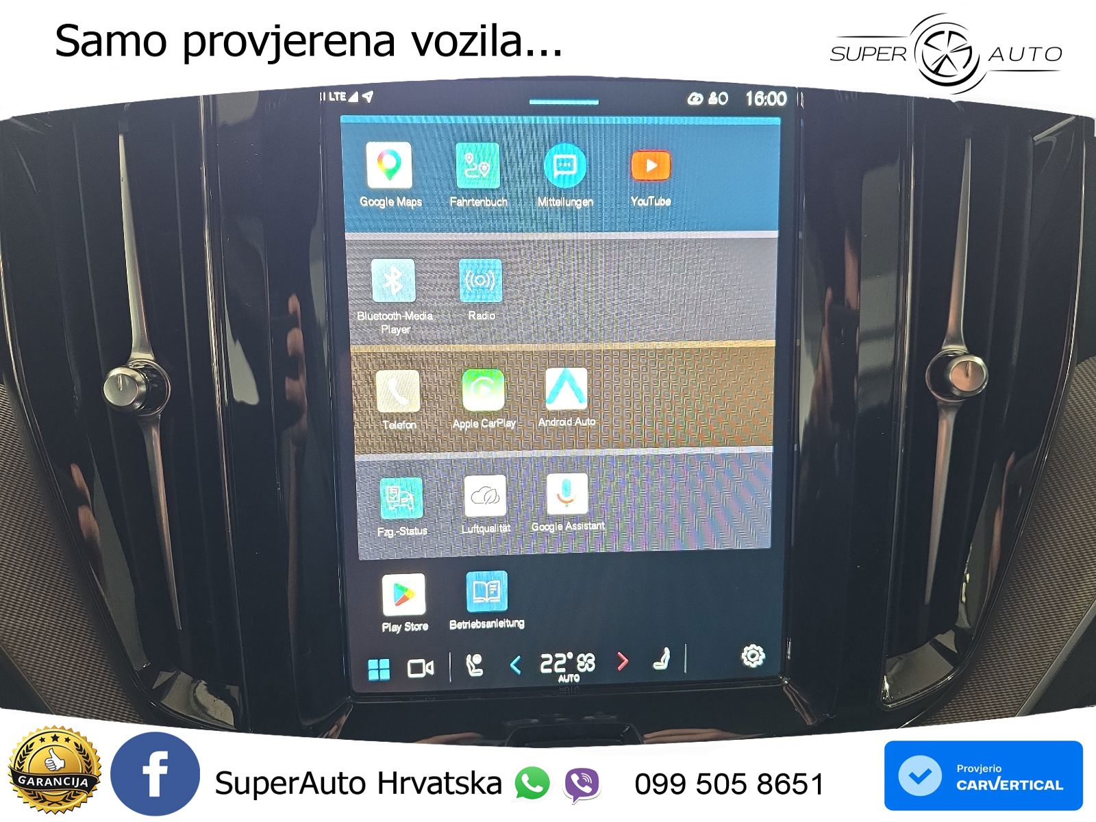 Volvo XC60 B4 Diesel AWD Geartronic ZRAČNI+ACC+GR SJED+360+PANO
