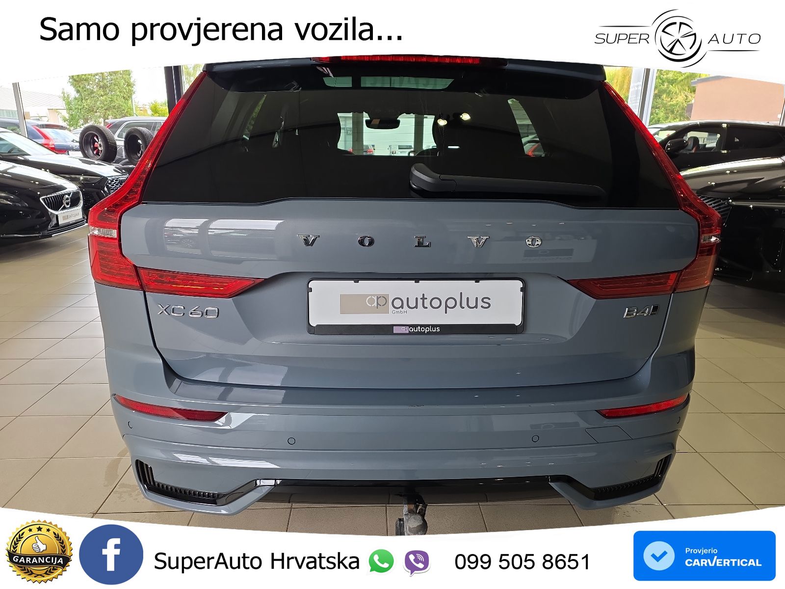 Volvo XC60 B4 Diesel AWD Geartronic ZRAČNI+ACC+GR SJED+360+PANO